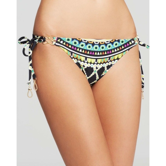 NWT TRINA TURK KON TIKI SIDE TIE BIKINI BOTTOM 6